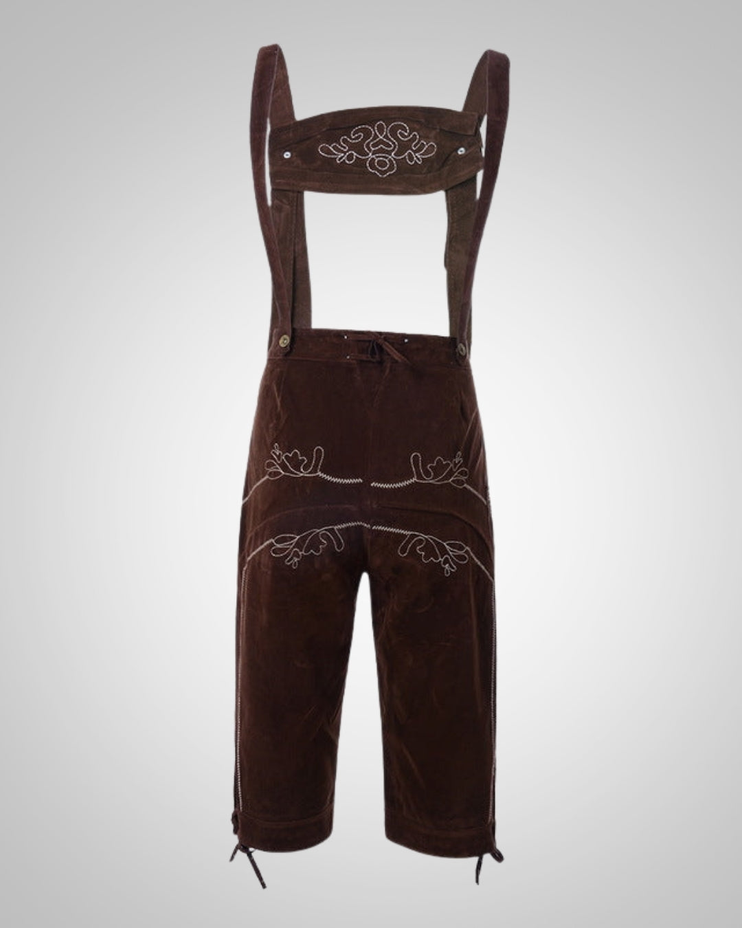 Men’s Traditional Embroidered Lederhosen Shorts – Knee-Length Folk Trousers with Adjustable Suspenders for Oktoberfest Festivals Cultural Celebrations and Heritage-Inspired Occasion Wear