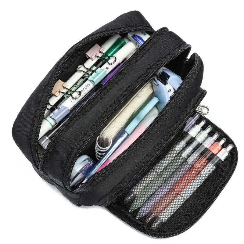 Pencil Case | Multi-Compartment & Water-Resistant | Compact Travel Size