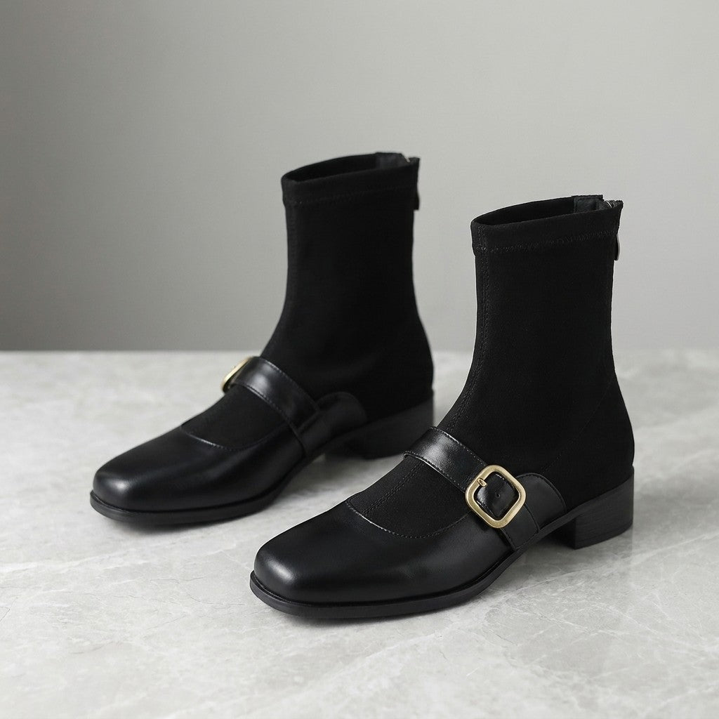 Stella Leather Ankle Boots