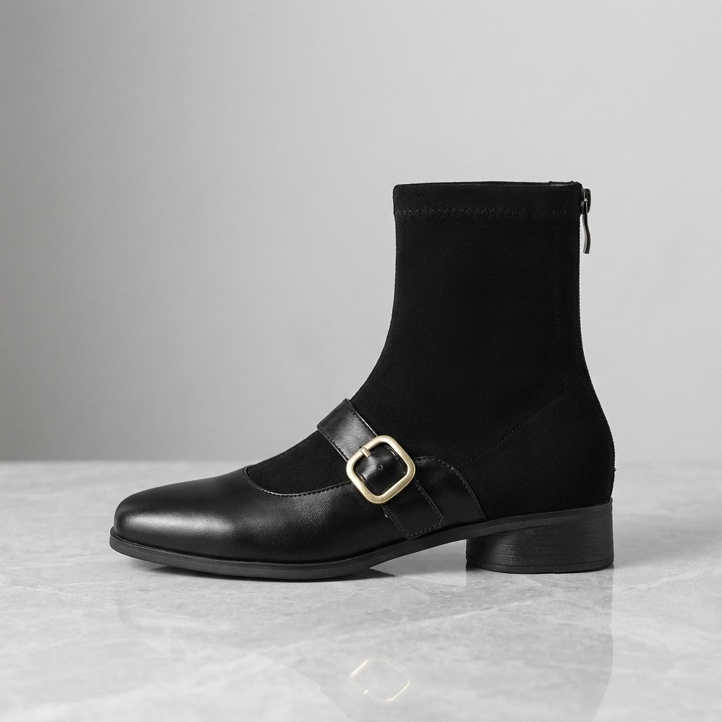 Stella Leather Ankle Boots