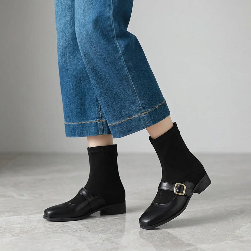 Stella Leather Ankle Boots