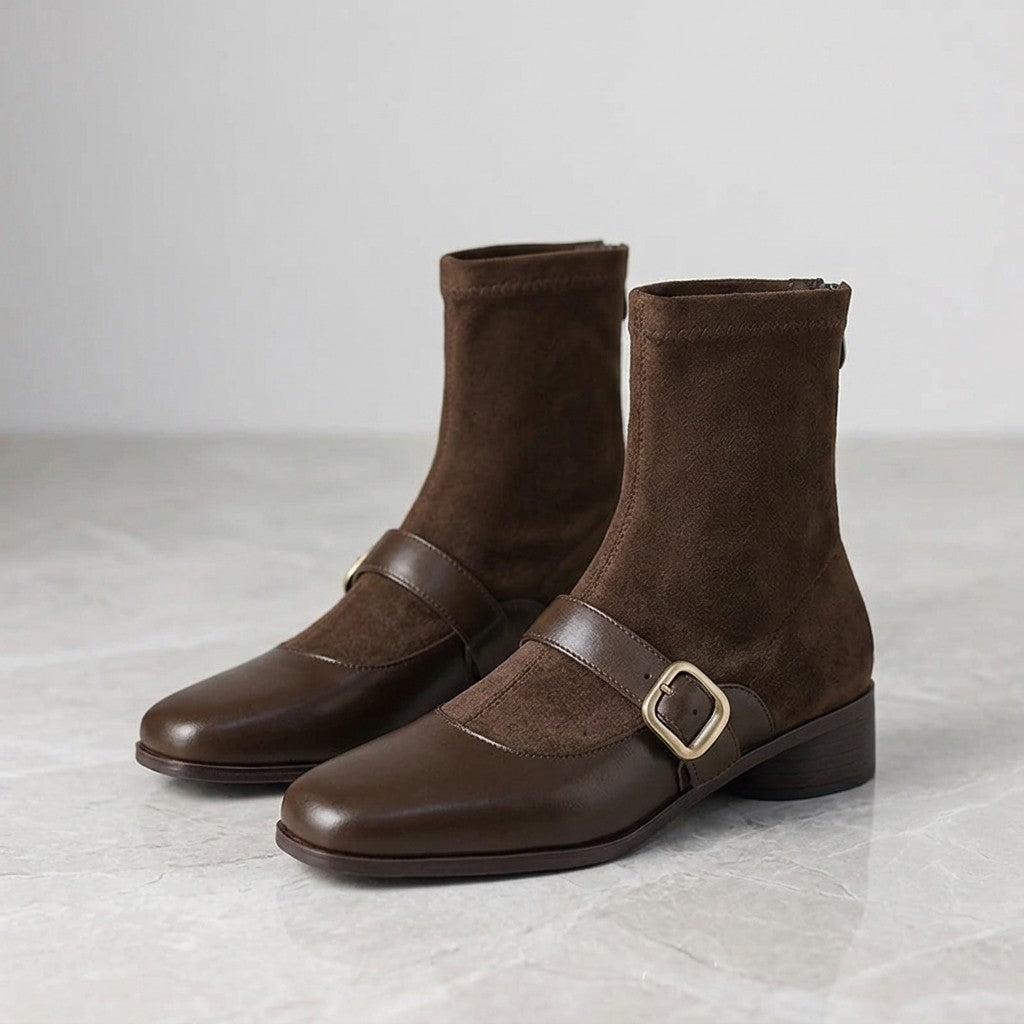 Stella Leather Ankle Boots