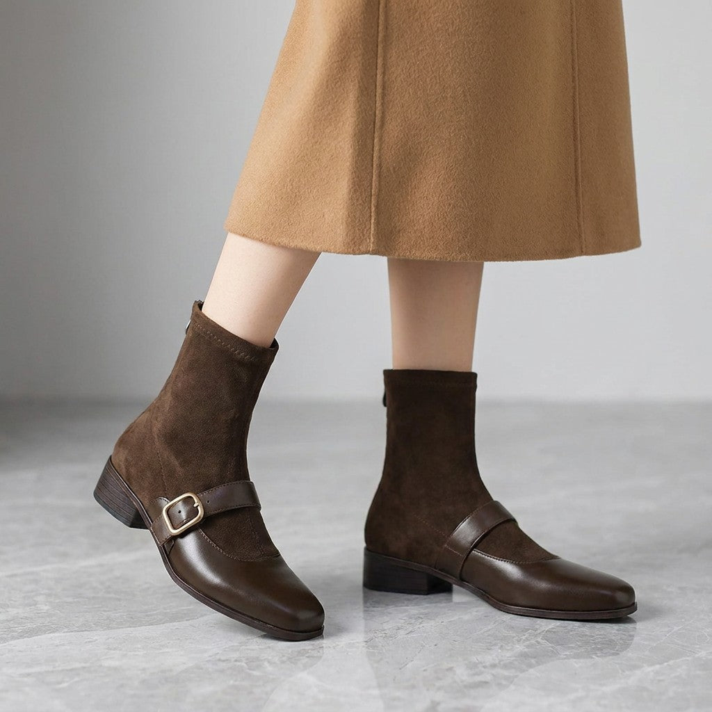 Stella Leather Ankle Boots
