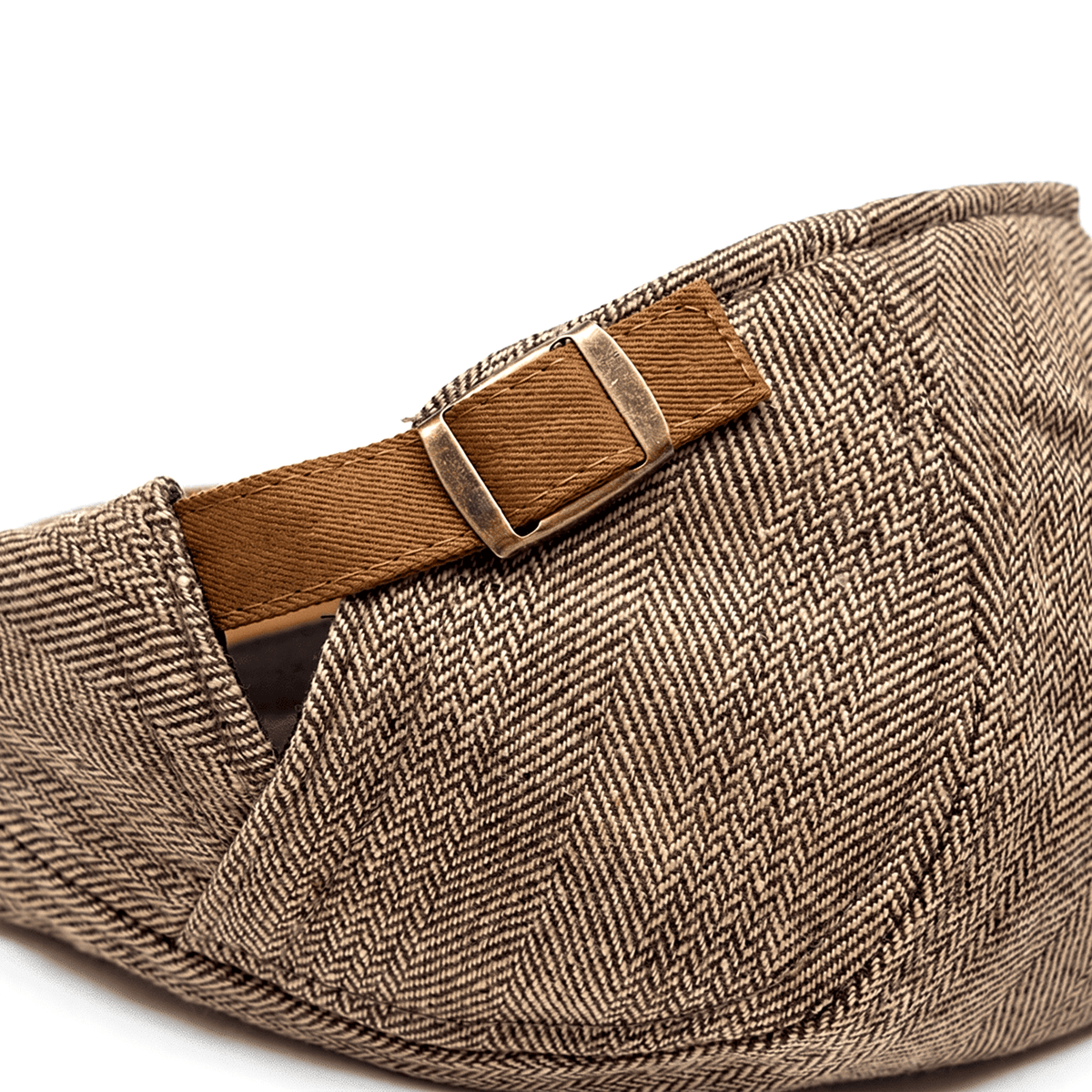 Weston Men's Herringbone Flat Cap