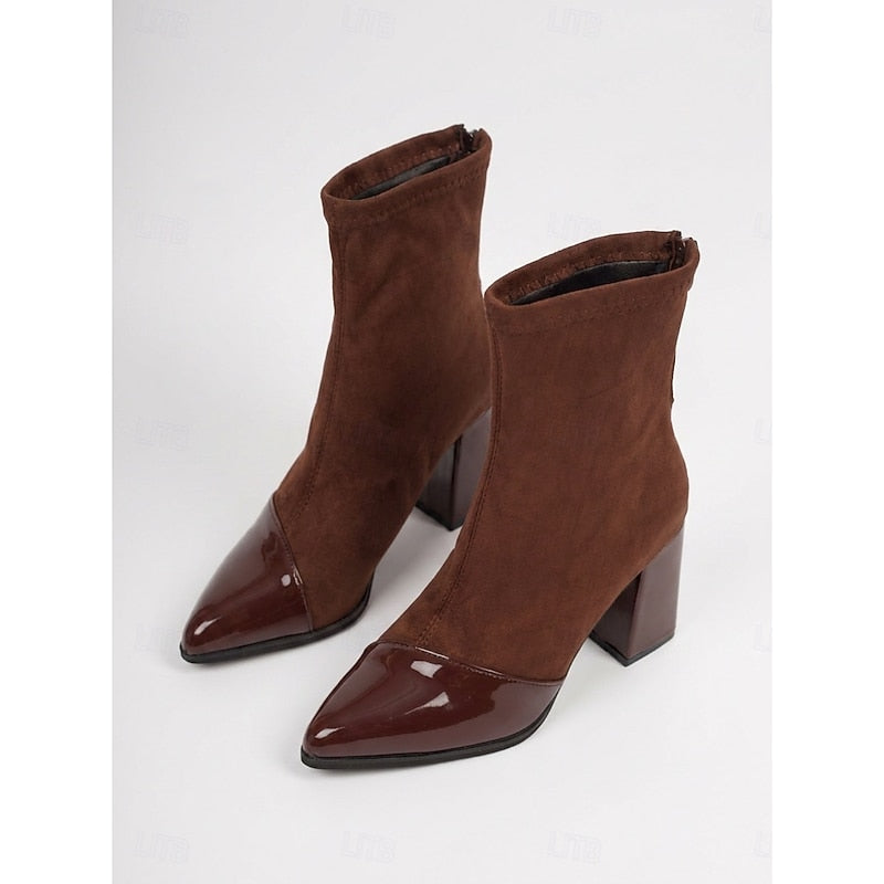 Beatrix | Block Heel Ankle Boots