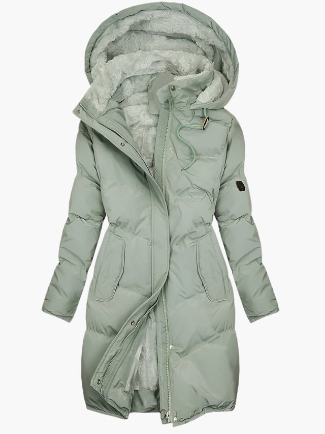 Harper | Quilted Hooded Winter Puffer Jacket