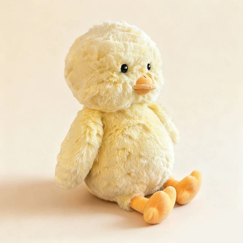 Plush Chick | Ultra-Soft Faux Fur & Embroidered Details