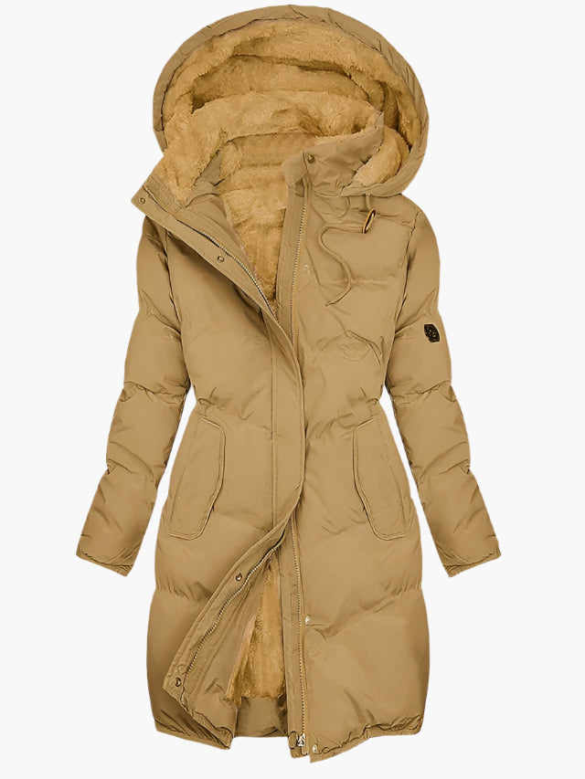 Harper | Quilted Hooded Winter Puffer Jacket