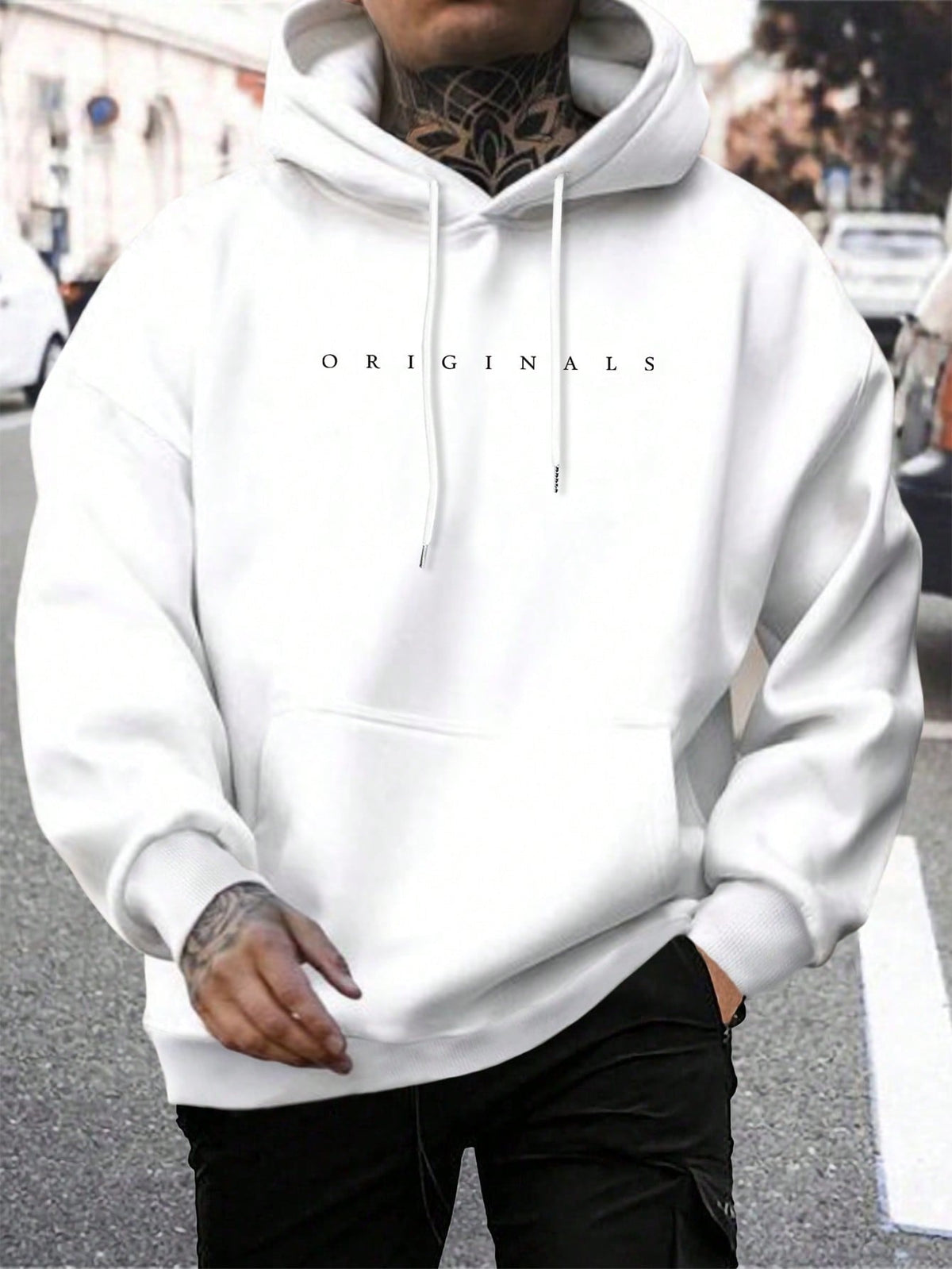 Daniel | Men's Oversized Hoodie Pullover Sweatshirt Kangaroo Pocket