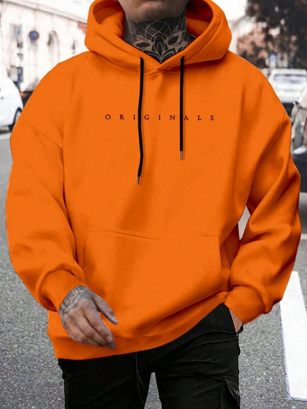 Daniel | Men's Oversized Hoodie Pullover Sweatshirt Kangaroo Pocket