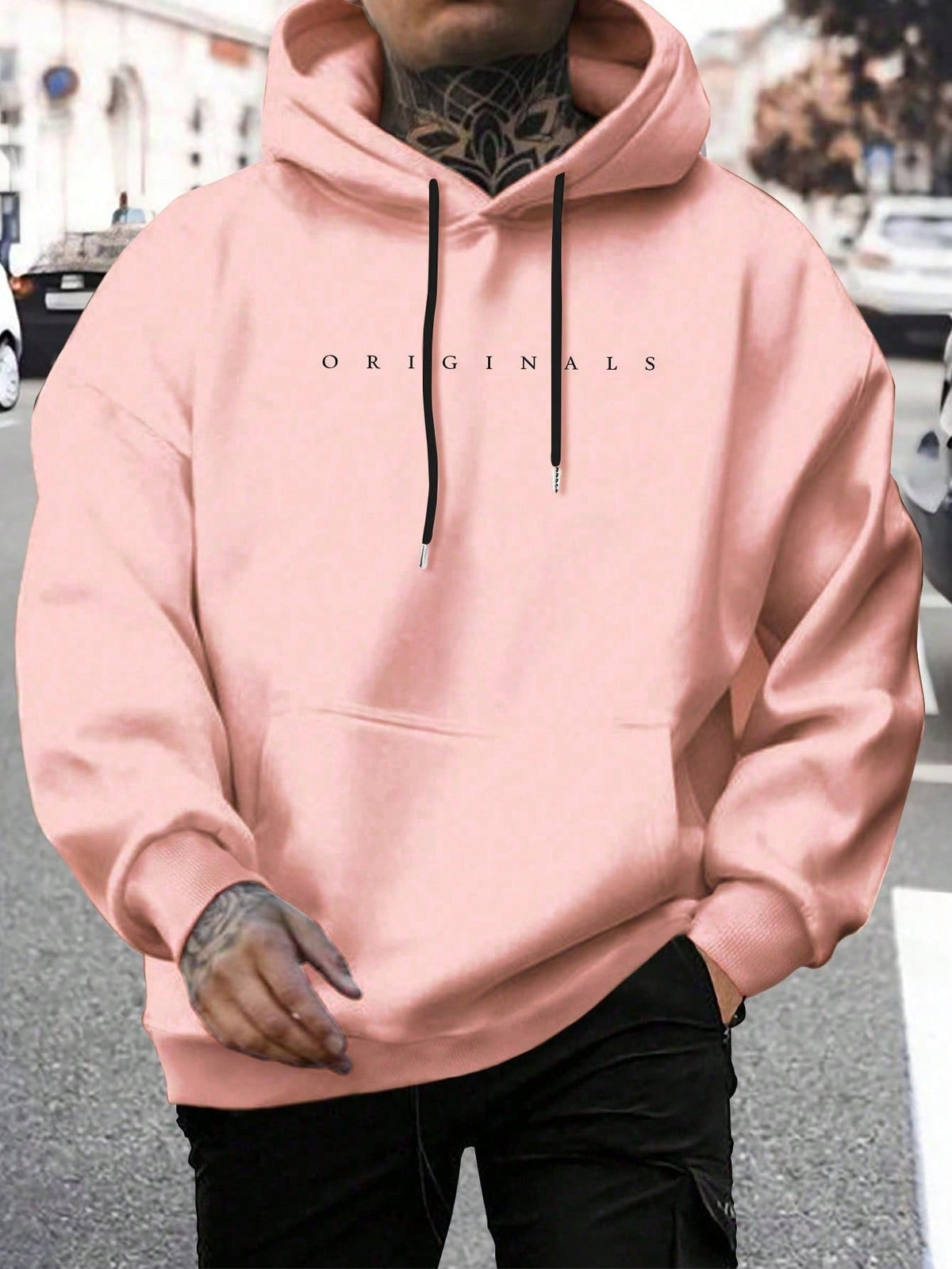 Daniel | Men's Oversized Hoodie Pullover Sweatshirt Kangaroo Pocket