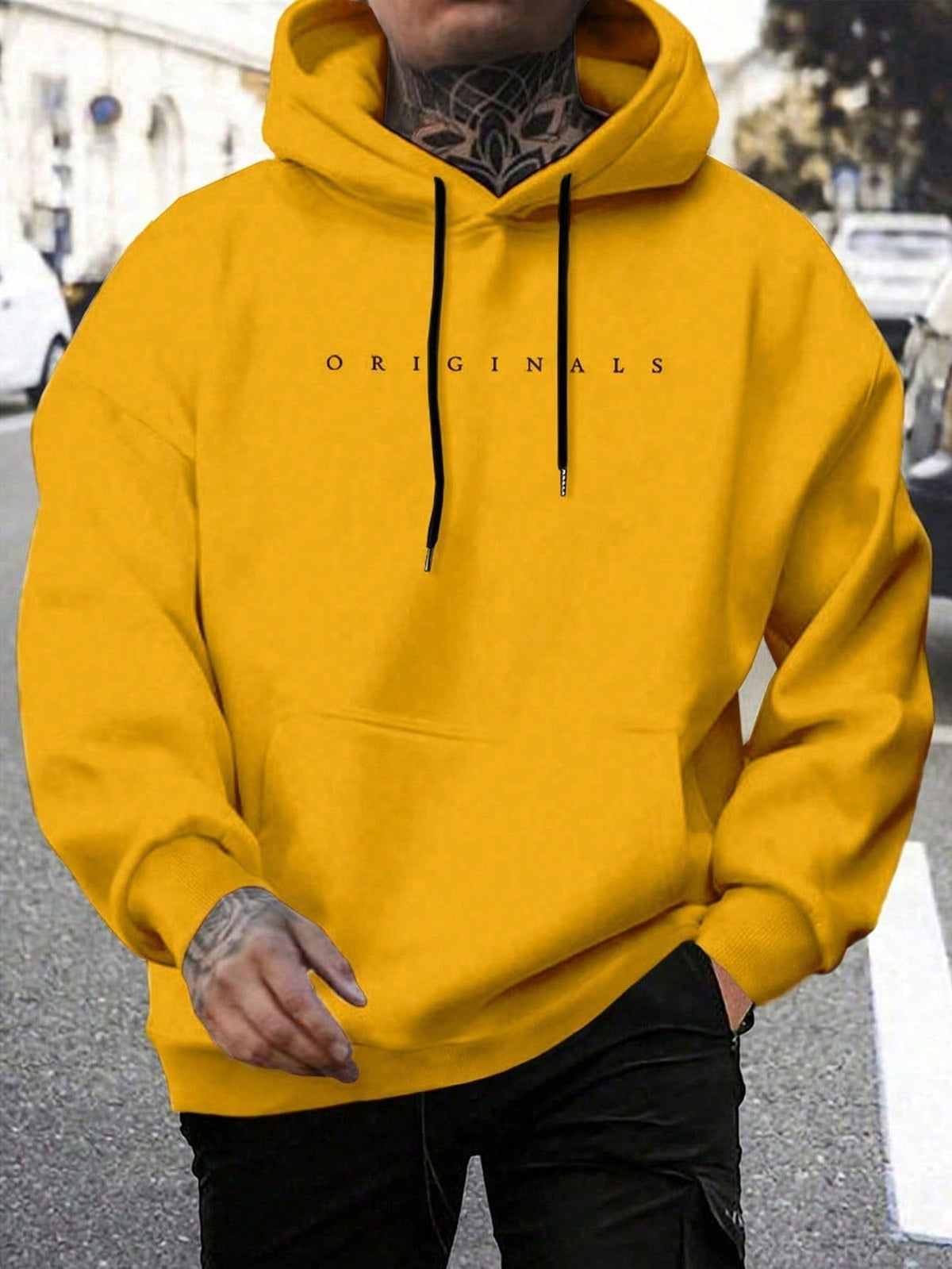 Daniel | Men's Oversized Hoodie Pullover Sweatshirt Kangaroo Pocket