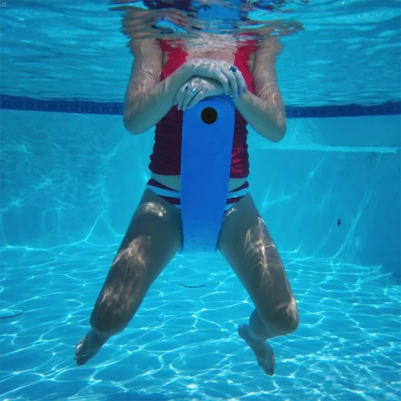 Pool Float Saddle with Adjustable Pivot Hinge and Flexible Foam Design