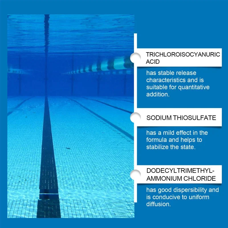 Pool Water Clarifier | Fast-Acting Algae & Bacteria Removal | 100 ml