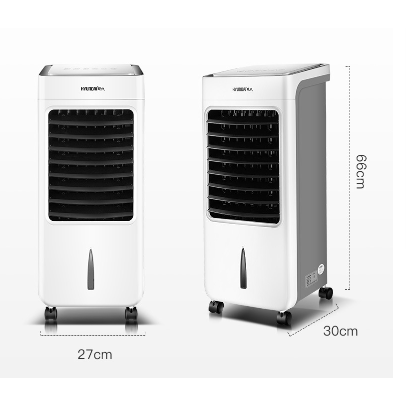 Portable Air Conditioner with Remote Control 6l Water Tank and Cooling Pad