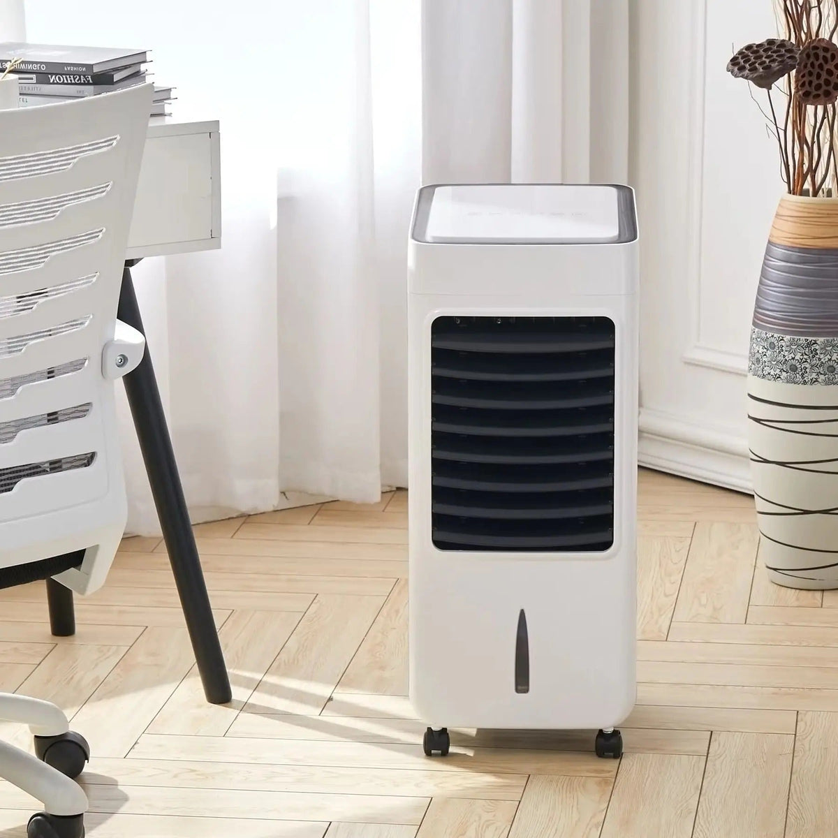 Portable Air Conditioner with Remote Control 6l Water Tank and Cooling Pad