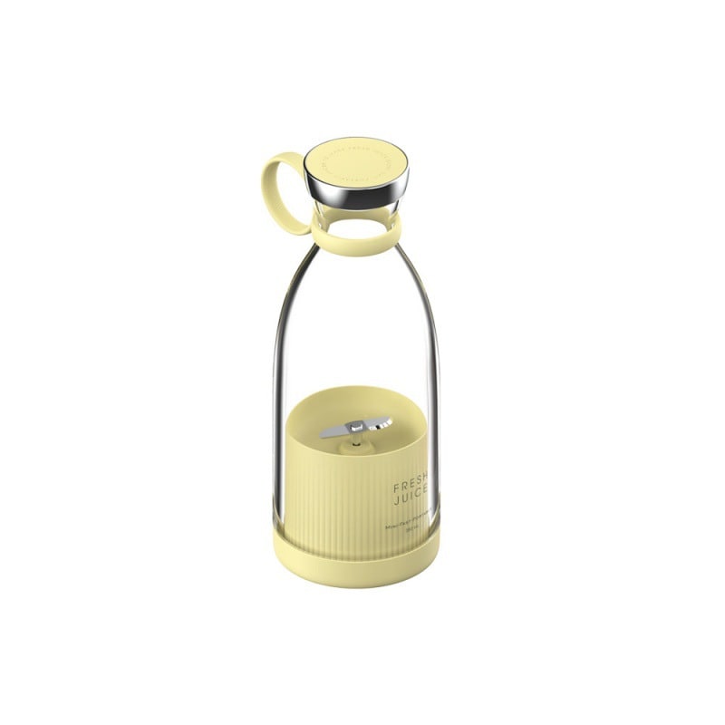 Portable Blender Bottle Personal with USB Rechargeable Base and Stainless Steel Blades