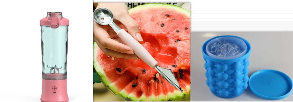 Mini Portable Blender with 6-Blade Design, USB-C Charging and Faceted Cup for Smoothies
