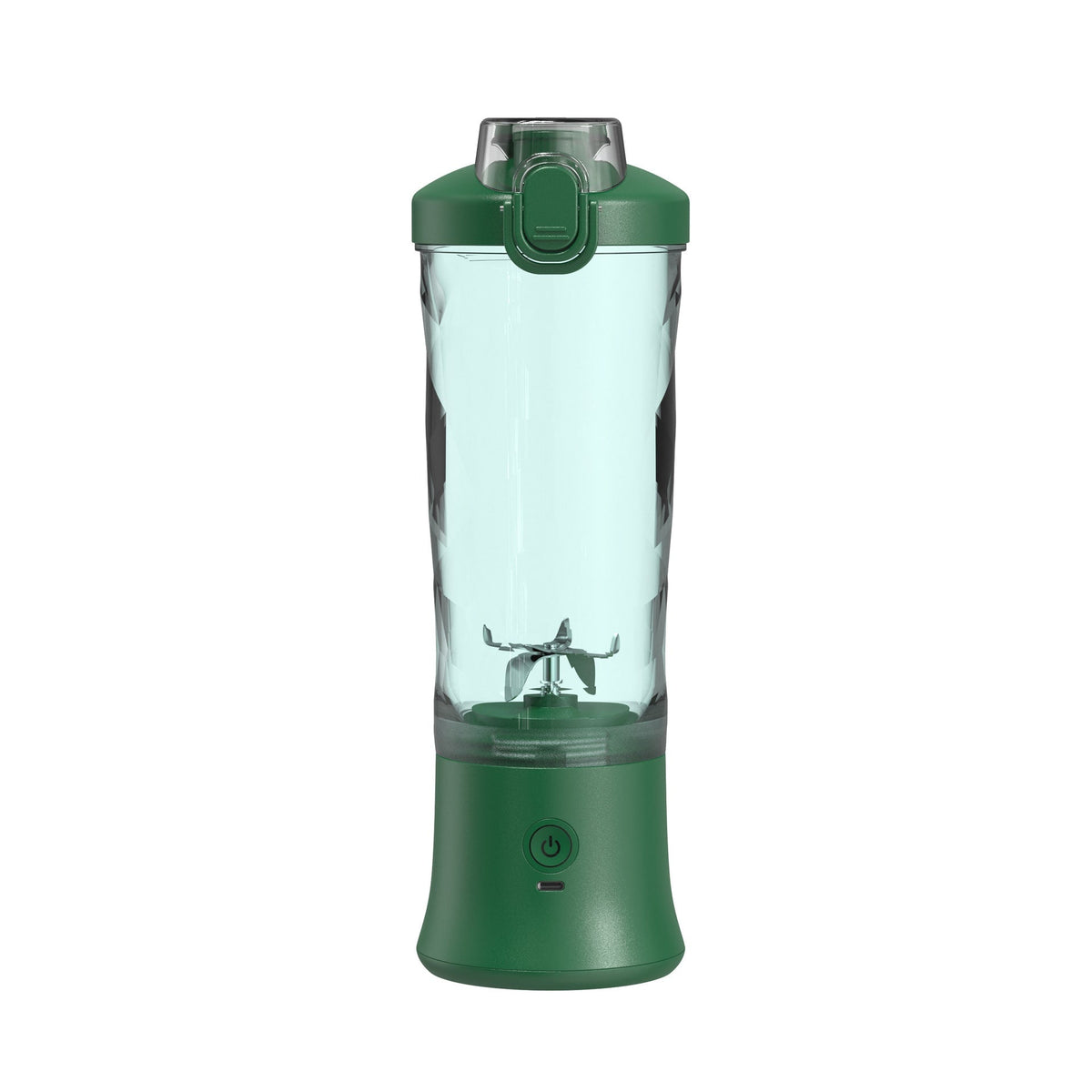 Mini Portable Blender with 6-Blade Design, USB-C Charging and Faceted Cup for Smoothies