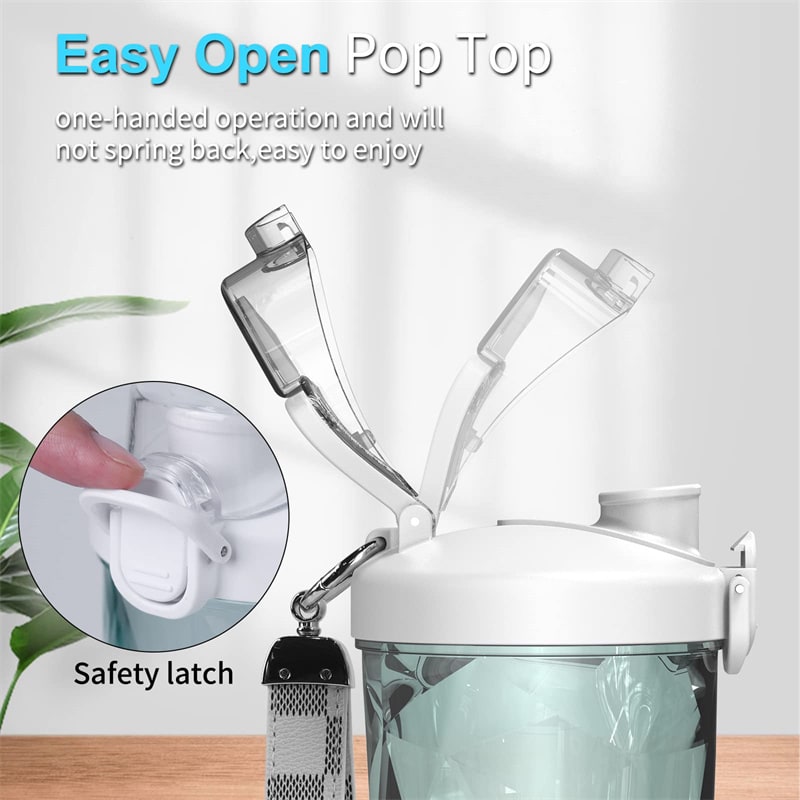 Mini Portable Blender with 6-Blade Design, USB-C Charging and Faceted Cup for Smoothies