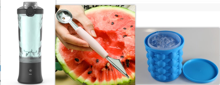 Mini Portable Blender with 6-Blade Design, USB-C Charging and Faceted Cup for Smoothies