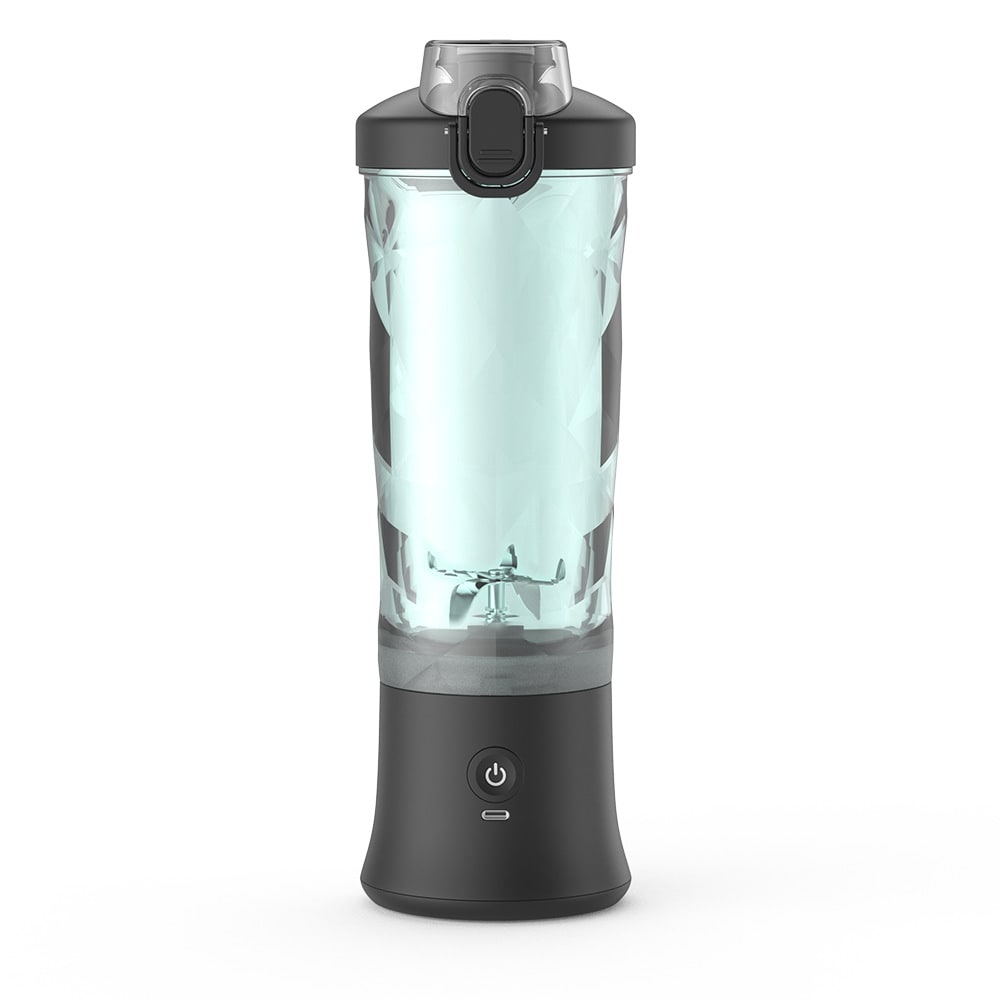Mini Portable Blender with 6-Blade Design, USB-C Charging and Faceted Cup for Smoothies