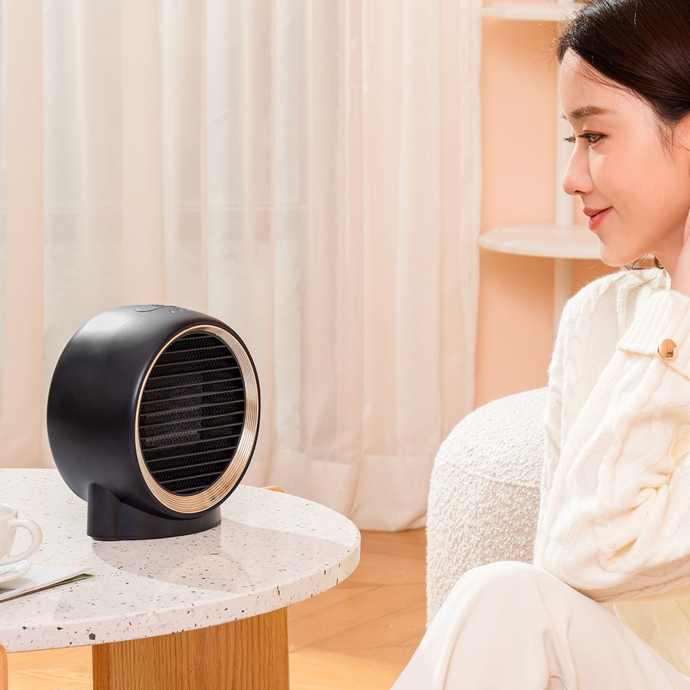 Portable Electric Ceramic Space Heater Mini Desktop with Energy Efficient Ptc Heating