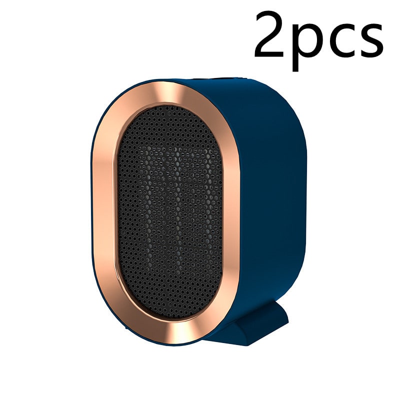 Portable Electric Ceramic Space Heater with Energy Efficient Mini Desktop Design and Heating Element
