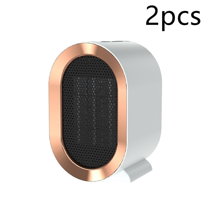 Portable Electric Ceramic Space Heater with Energy Efficient Mini Desktop Design and Heating Element