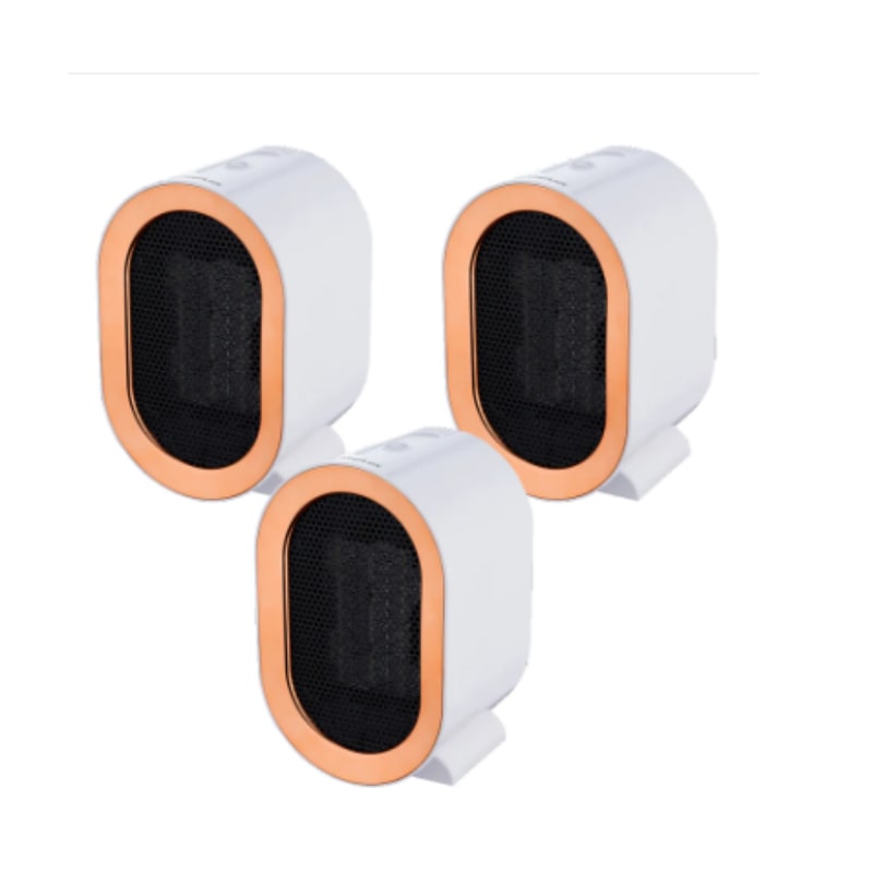 Portable Electric Ceramic Space Heater with Energy Efficient Mini Desktop Design and Heating Element