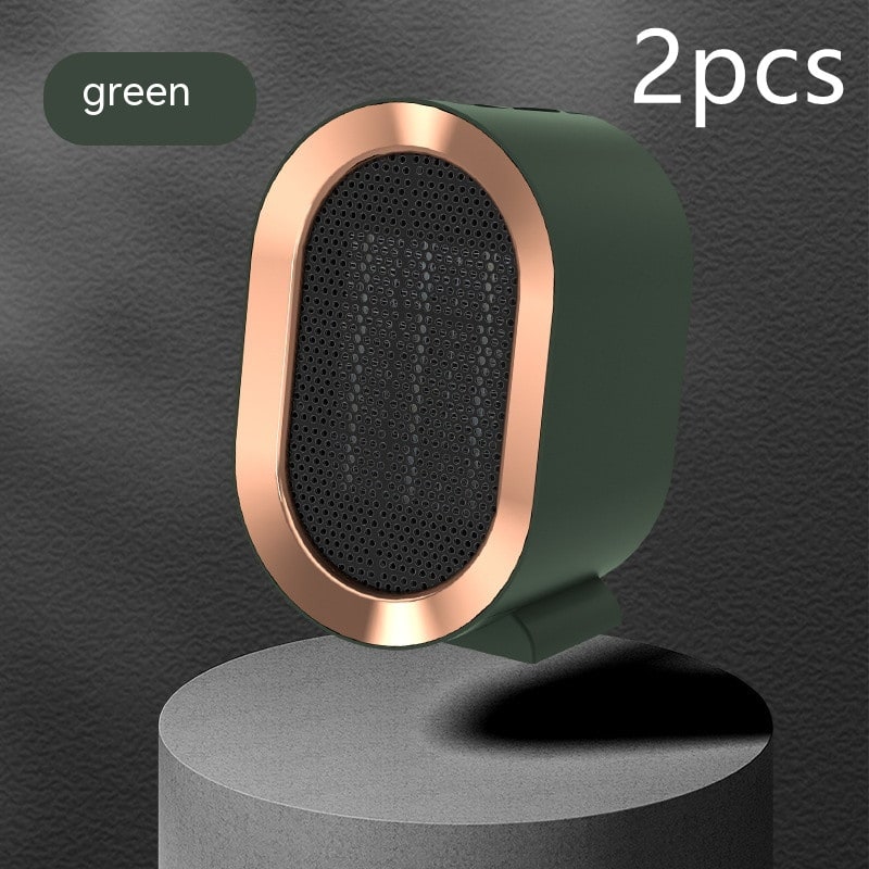 Portable Electric Ceramic Space Heater with Energy Efficient Mini Desktop Design and Heating Element