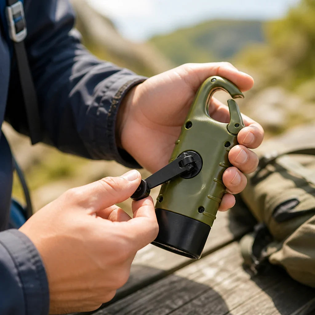 Portable Flashlight | Solar-Powered & Battery-Free