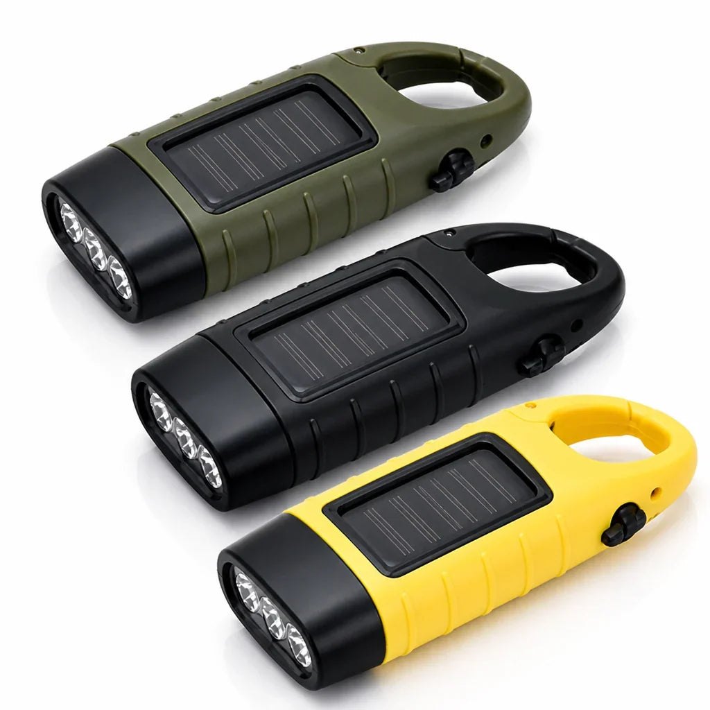 Portable Flashlight | Solar-Powered & Battery-Free