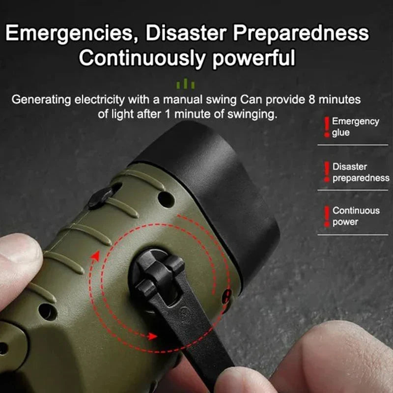 Portable Flashlight | Solar-Powered & Battery-Free
