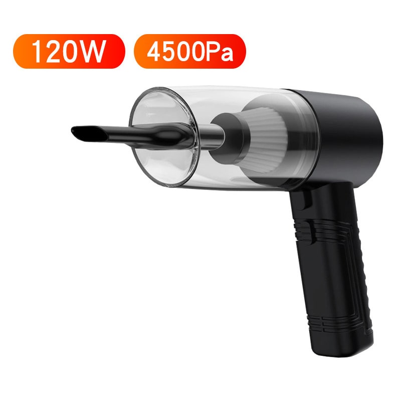 Portable Handheld Car Vacuum Cleaner with 12v Power Cord and Multiple Attachments