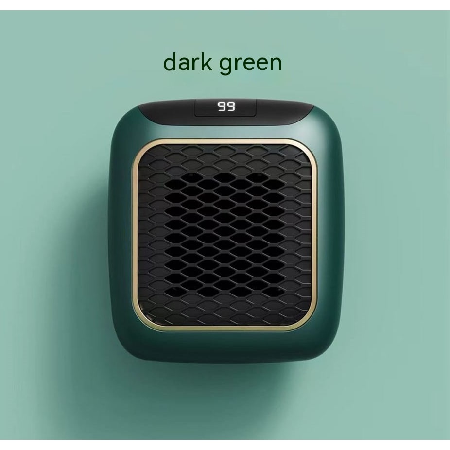 Portable Space Heater with Wall Mounted Plug in Design and Digital LED Display