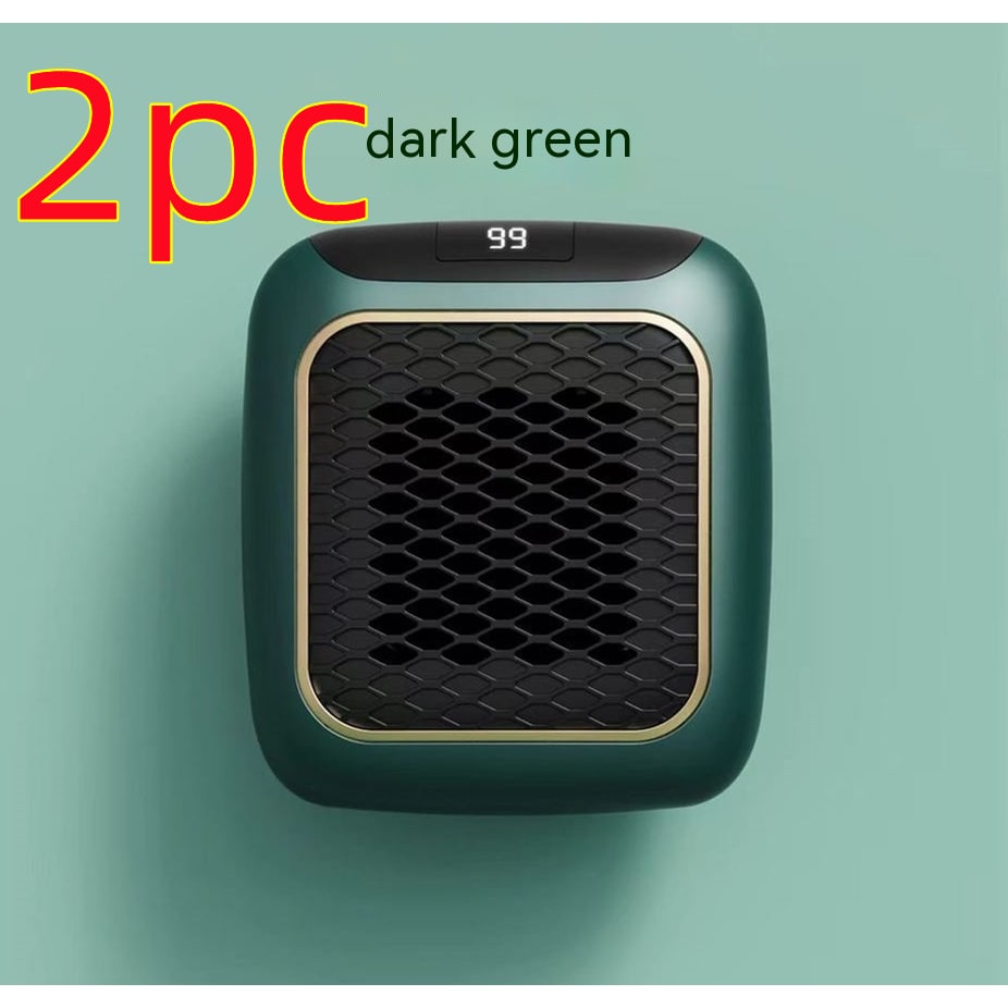 Portable Space Heater with Wall Mounted Plug in Design and Digital LED Display
