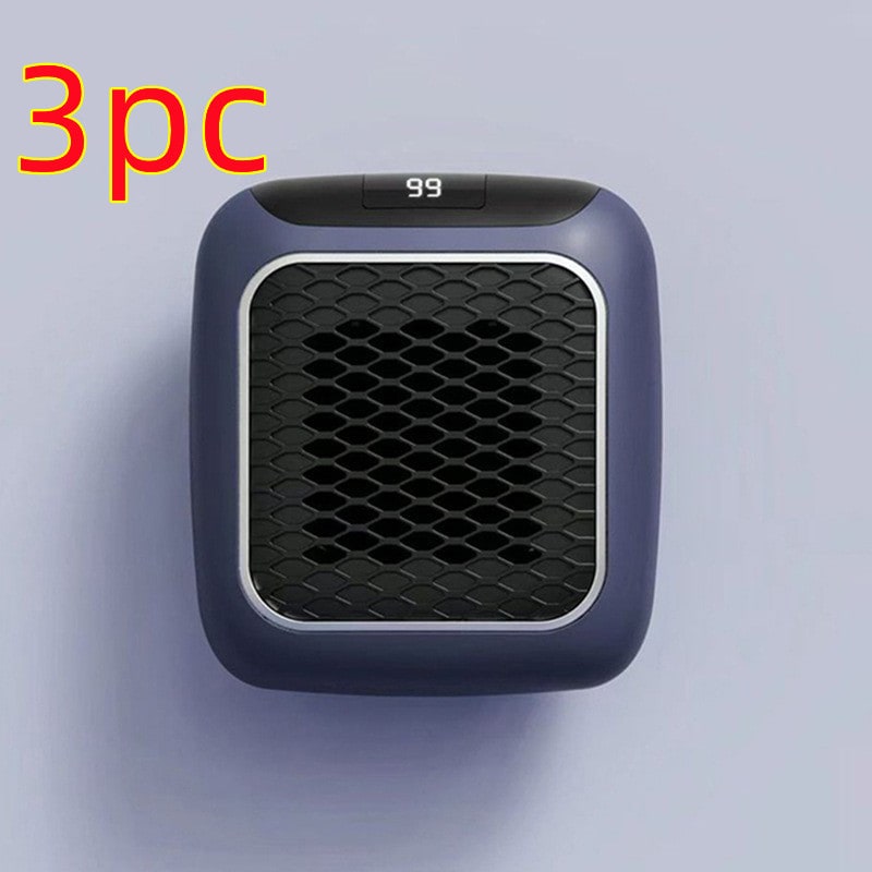 Portable Space Heater with Wall Mounted Plug in Design and Digital LED Display