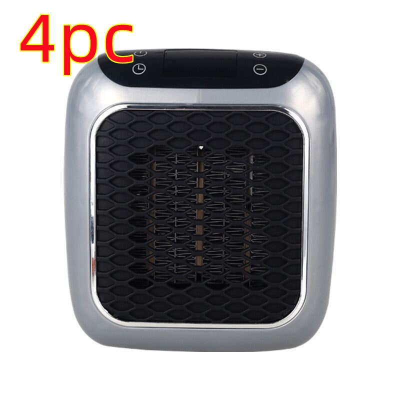 Portable Space Heater with Wall Mounted Plug in Design and Digital LED Display