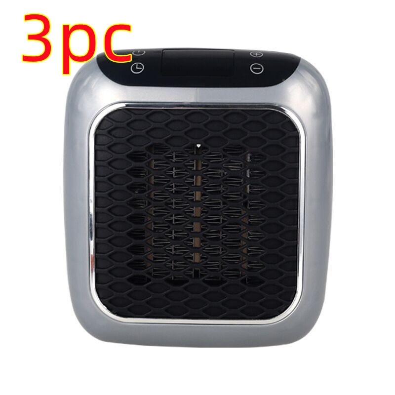 Portable Space Heater with Wall Mounted Plug in Design and Digital LED Display