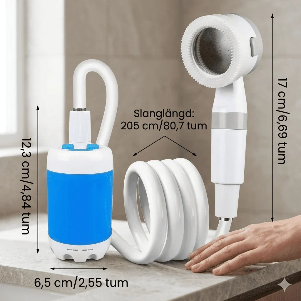 Portable Water Pump | USB-Rechargeable & Submersible | Up To 60 Min Runtime