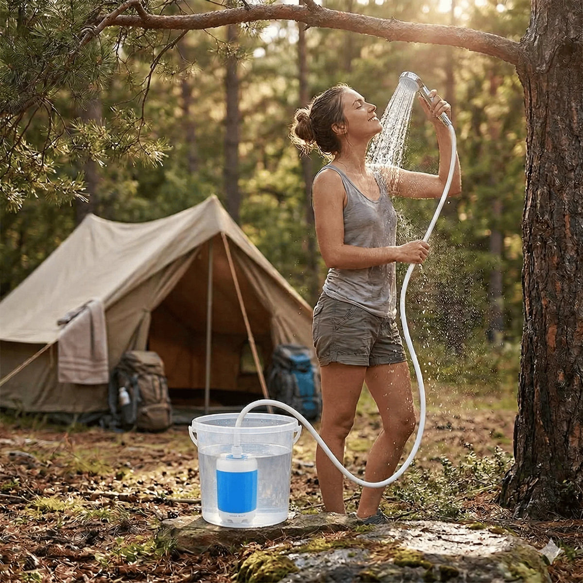 Portable Water Pump | USB-Rechargeable & Submersible | Up To 60 Min Runtime