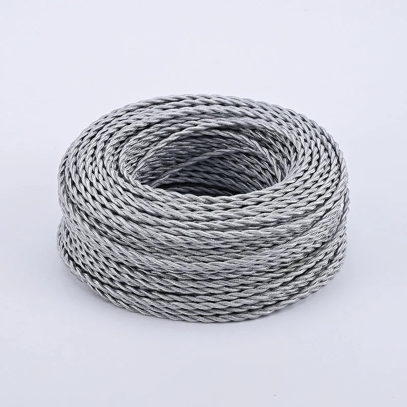 Power Cable | Textile-Covered & Decorative | 2×0.75 mm²