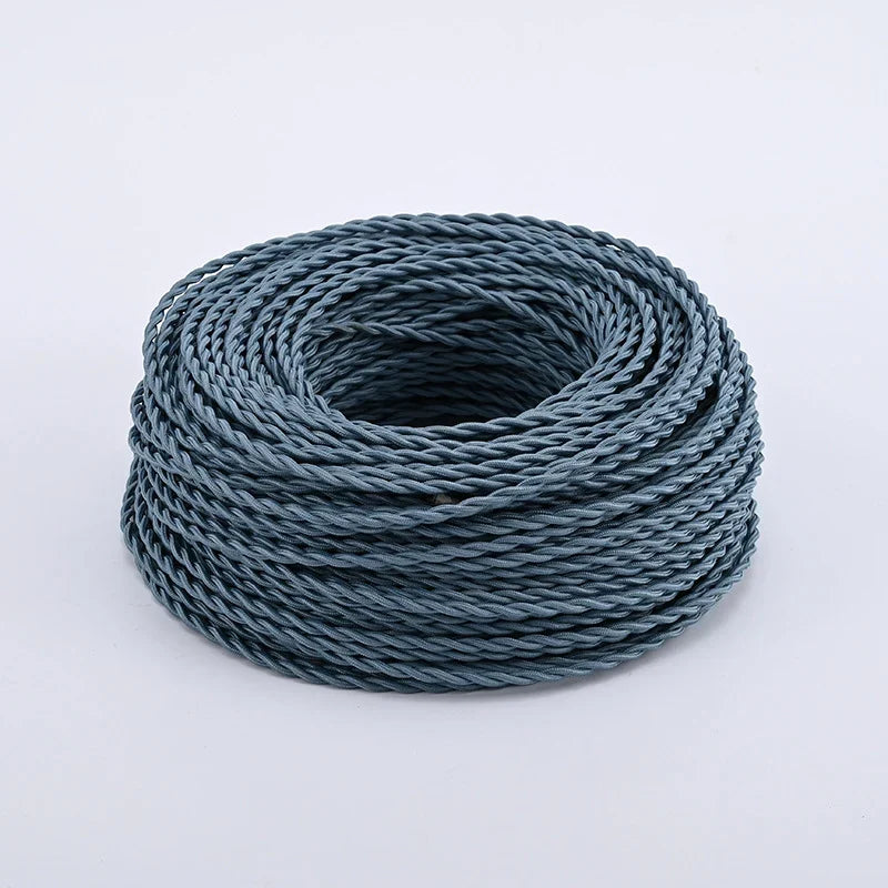 Power Cable | Textile-Covered & Decorative | 2×0.75 mm²