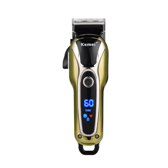 Professional Cordless Hair Clippers and Trimmers with LED Display and Taper Lever Pro