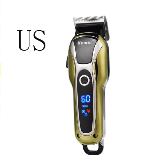 Professional Cordless Hair Clippers and Trimmers with LED Display and Taper Lever Pro