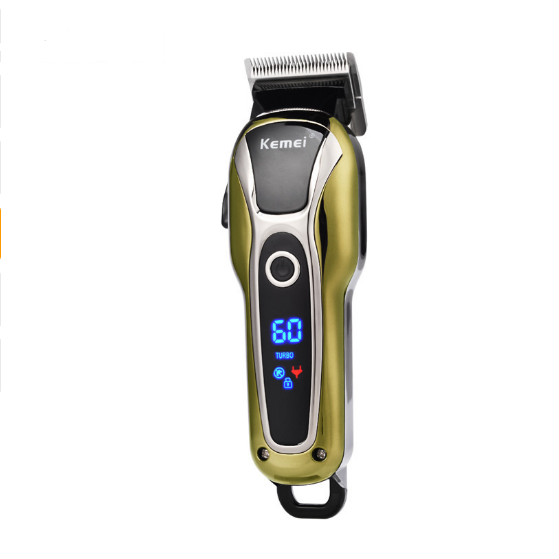 Professional Cordless Hair Clippers and Trimmers with LED Display and Taper Lever Pro