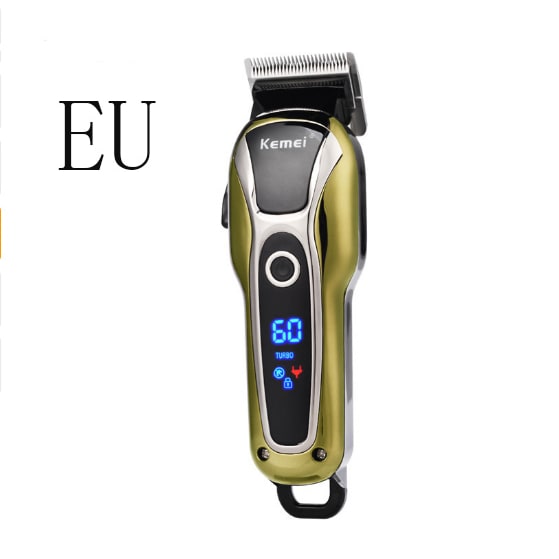 Professional Cordless Hair Clippers and Trimmers with LED Display and Taper Lever Pro