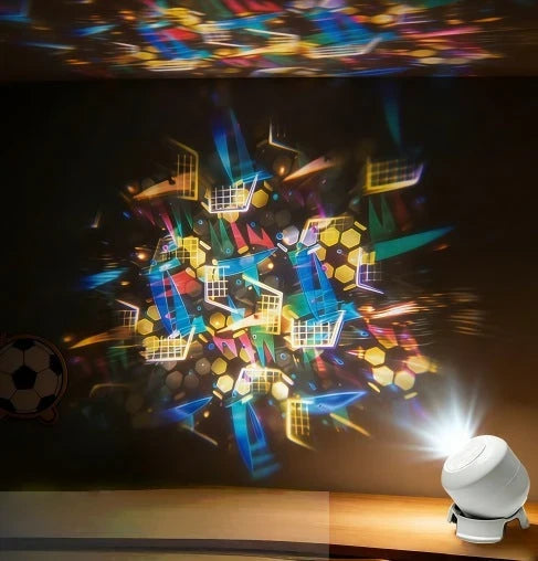 Projector Lamp | Rotating Ocean Wave Projection & USB Rechargeable