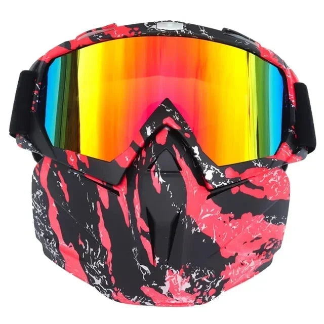 Protective Goggles & Mask | Fog-Free PC Lenses | TPU Frame